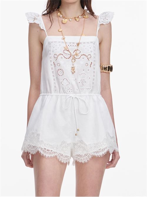 Cotton bodysuit SELF PORTRAIT | AC26006JSWWHITE